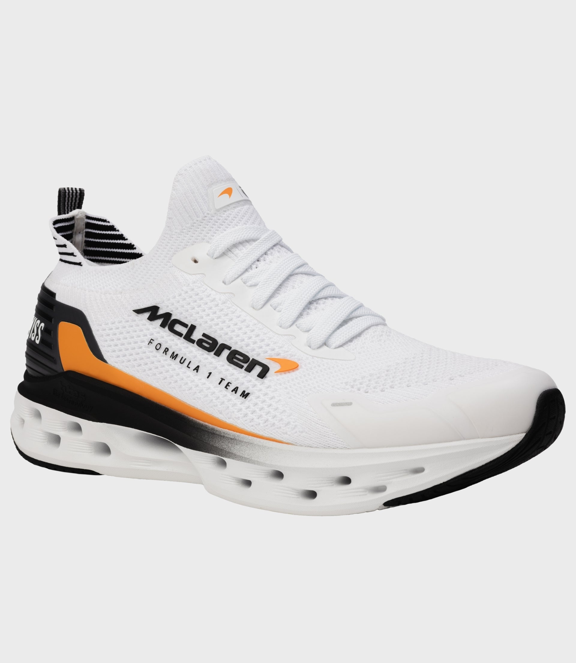 CLANE SECOND WHT ① K-Swiss x McLaren Womens Impulse Tubes Lite Trainers - White