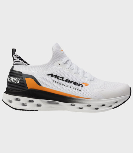 K-Swiss x McLaren Mens Impulse Tubes Lite Trainers - White/Black
