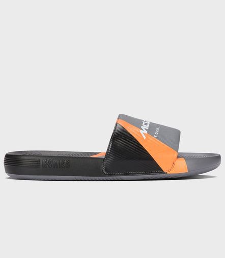 K-Swiss x McLaren Mens Slide Sandals - Anthracite/Black