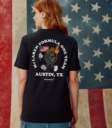Mclaren 24 Austin Tee - Caviar Black