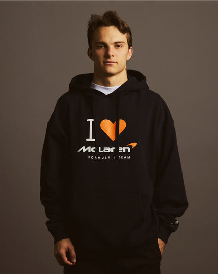 Unisex I Heart McLaren Silverstone Hoodie - Black Iris