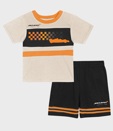 Outerstuff Junior Bonus Race Short-Sleeve T-Shirt Short Set - Black
