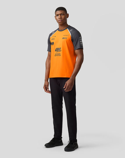Mens McLaren F1 Team Set Up T-Shirt - Papaya