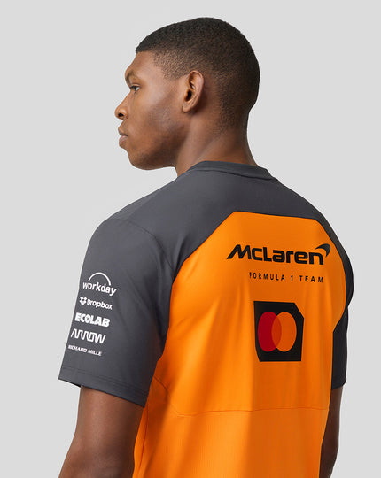 Mens McLaren F1 Team Set Up T-Shirt - Papaya