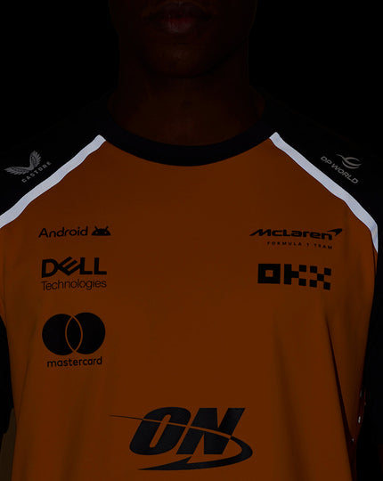 Mens McLaren F1 Team Set Up T-Shirt - Papaya