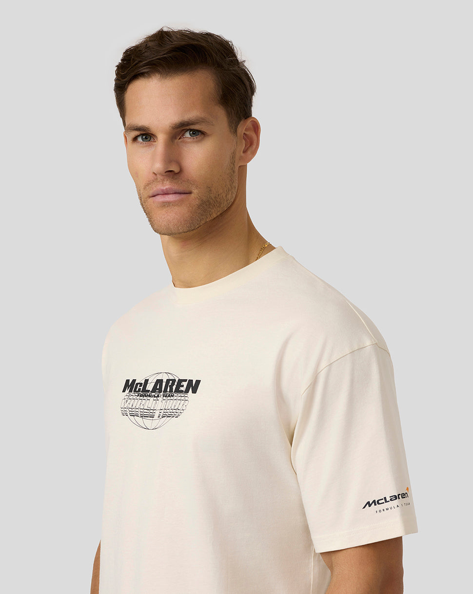 Unisex World Tour Graphic T-Shirt - Egret