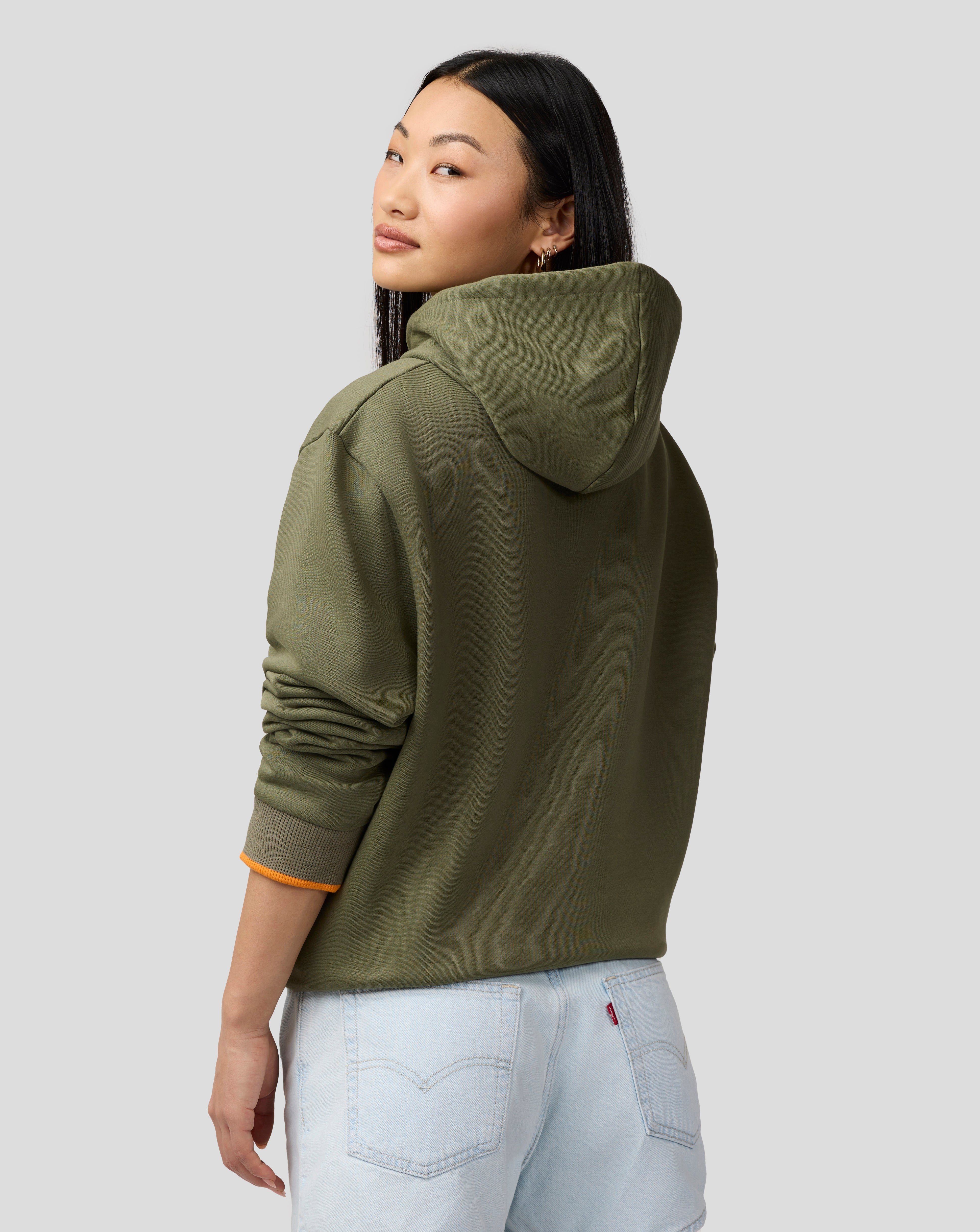 Unisex Core Essentials Hoodie - Deep Lichen Green