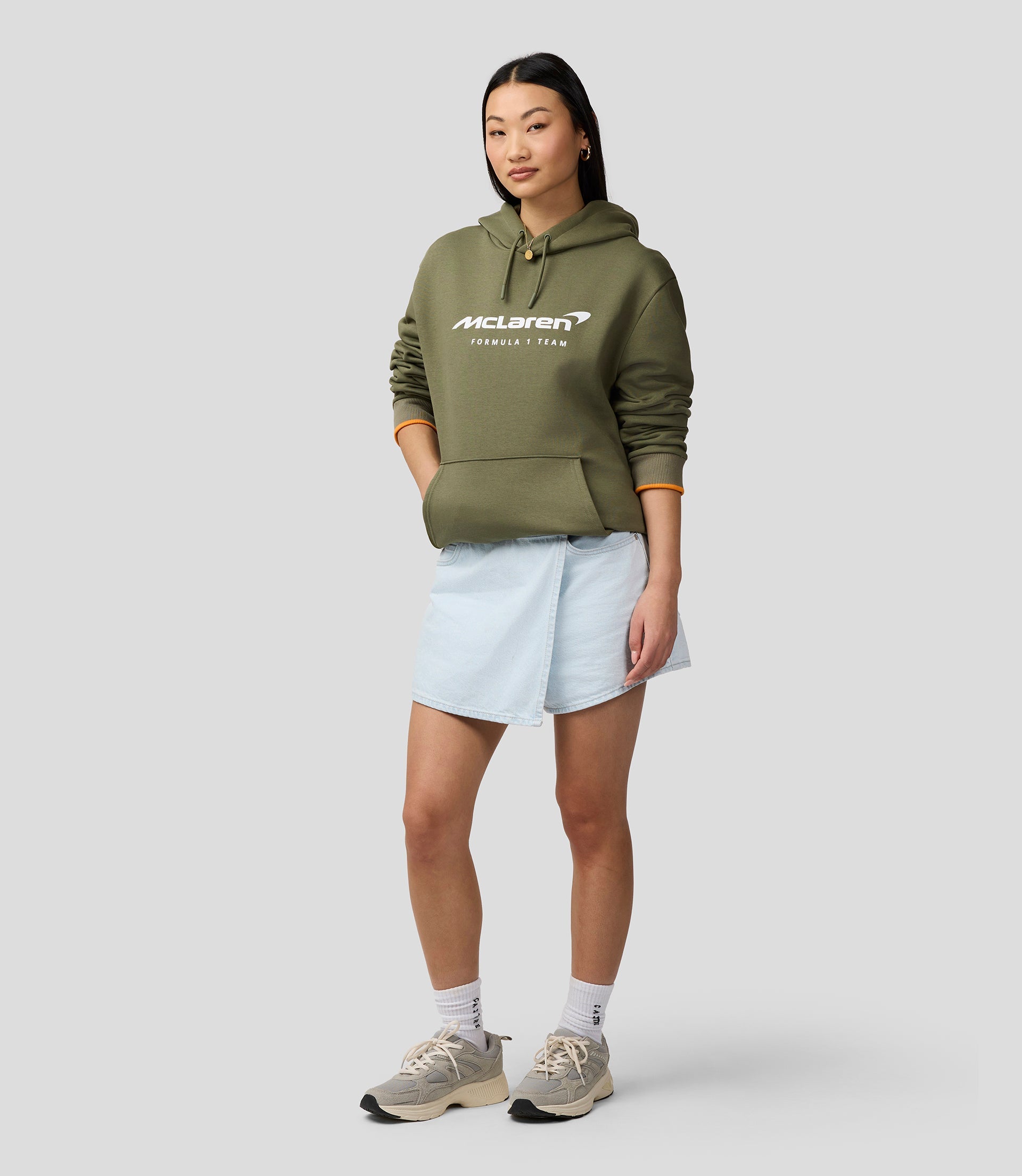 Unisex Core Essentials Hoodie - Deep Lichen Green