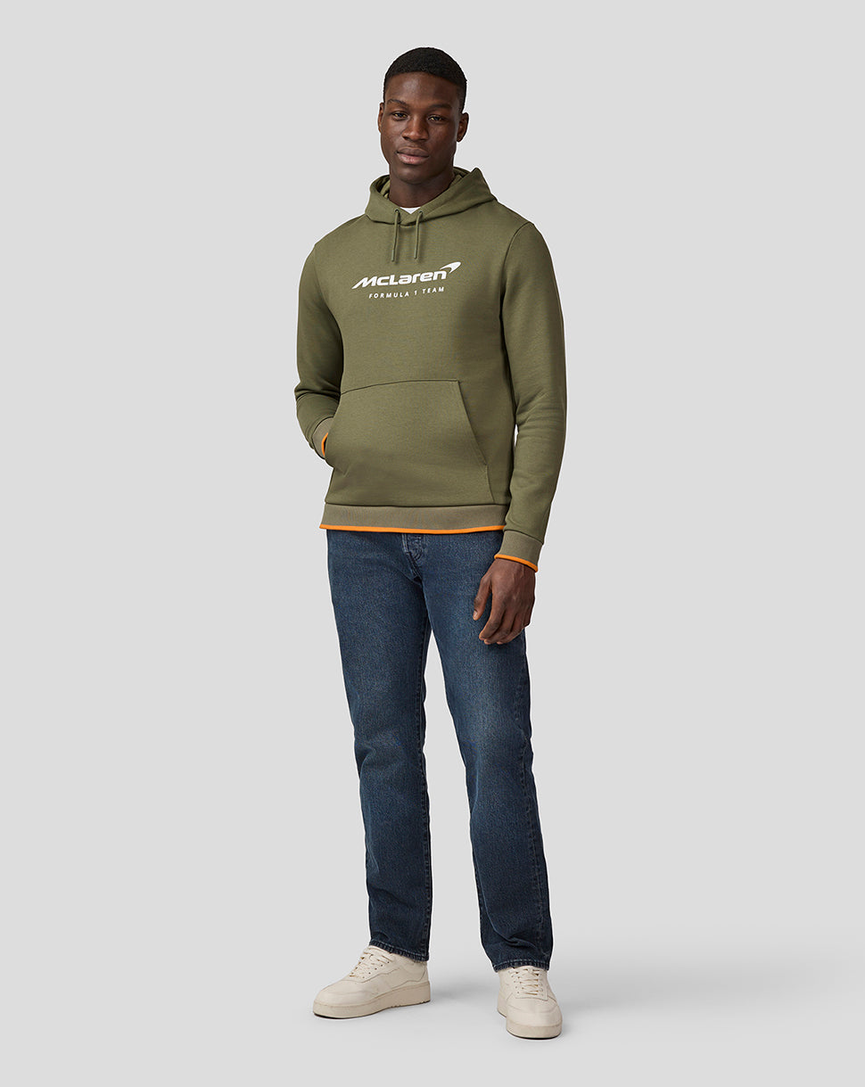 Unisex Core Essentials Hoodie - Deep Lichen Green