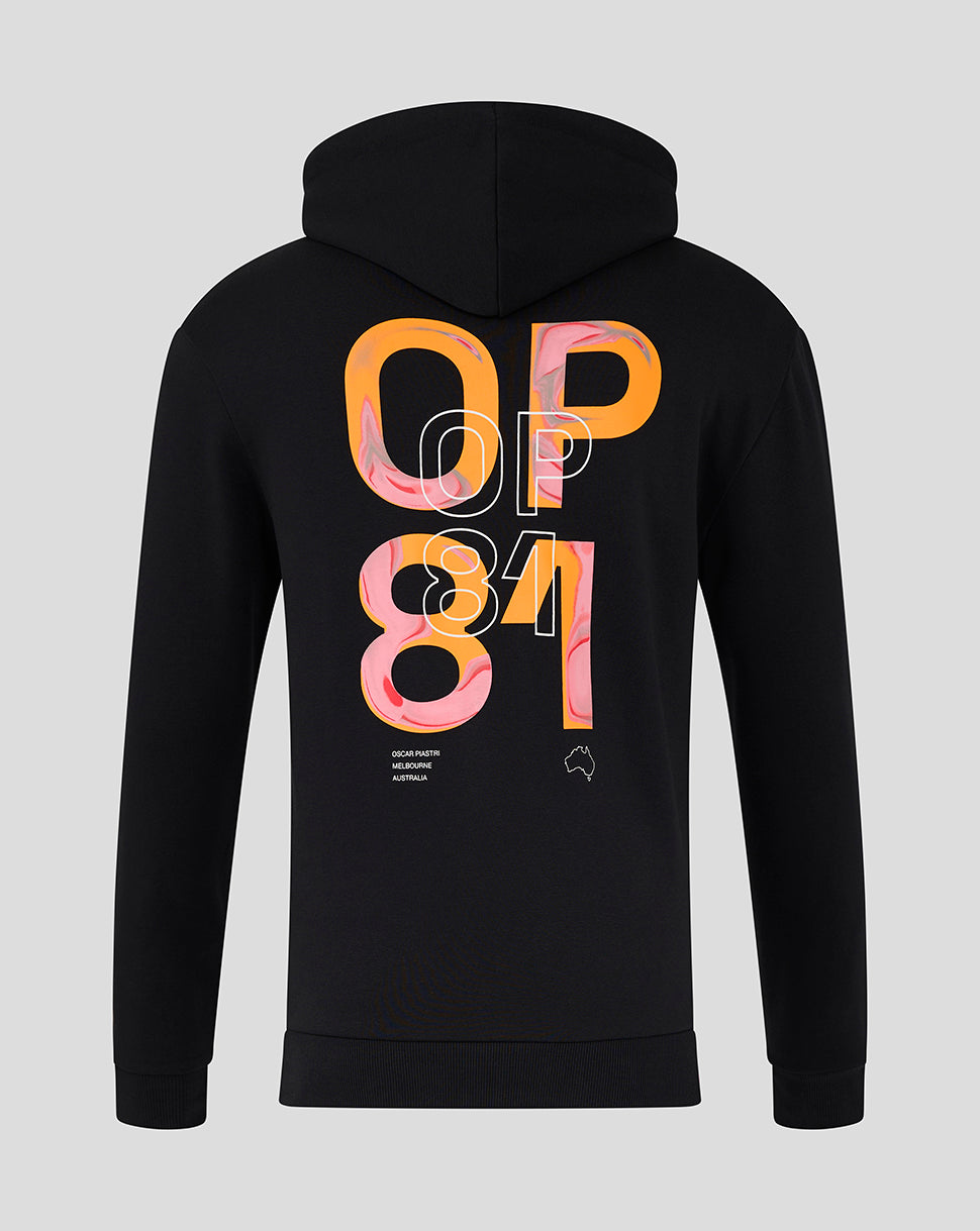 Unisex Core Driver Hoodie Oscar Piastri - Caviar Black