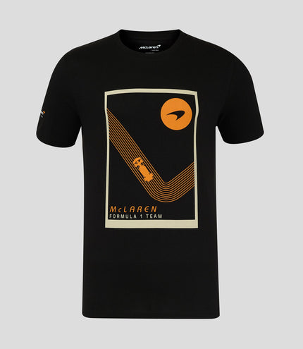 McLaren Unisex Track Graphic Pack T-Shirt - Caviar