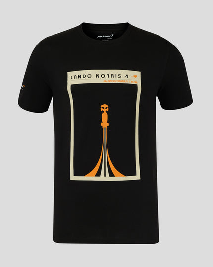 McLaren Unisex Track Poster Lando Norris Graphic Pack T-Shirt - Caviar