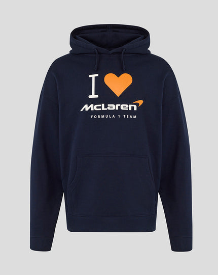 Unisex I Heart McLaren Silverstone Hoodie - Black Iris