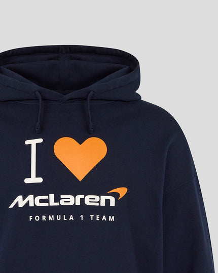 Unisex I Heart McLaren Silverstone Hoodie - Black Iris