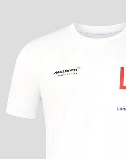 Unisex Lando Norris Silverstone T-Shirt - White