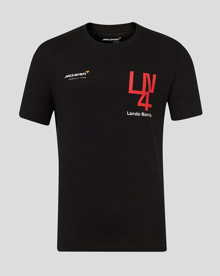 Unisex Lando Norris Silverstone T-Shirt - Black