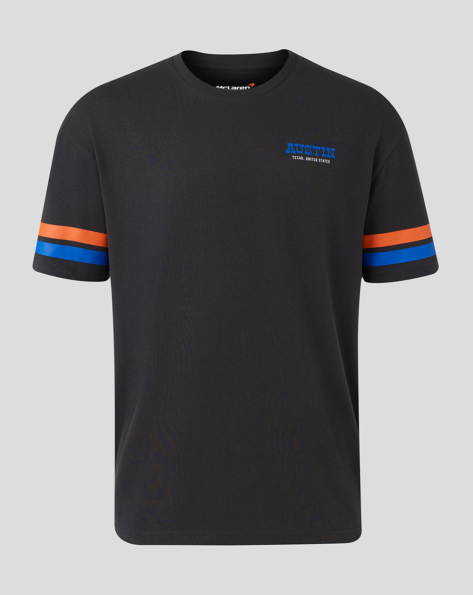 McLaren Unisex Austin Stripe Short Sleeve T-Shirt - Phantom