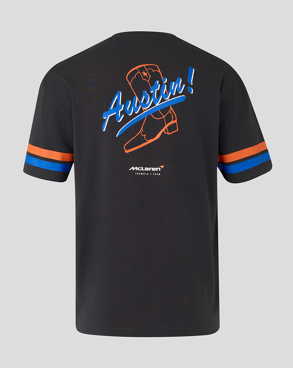 McLaren Unisex Austin Stripe Short Sleeve T-Shirt - Phantom