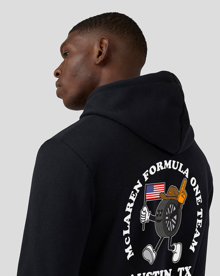 Mclaren 24 Austin Hoodie - Caviar Black