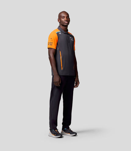 Mens Official Teamwear Polo Shirt Neom McLaren Formula E