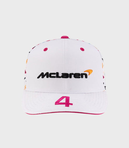 New Era x McLaren Lando Norris Miami 9Seventy Stretch Snap Cap - White