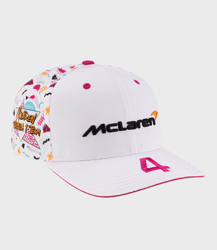 New Era x McLaren Lando Norris Miami 9Seventy Stretch Snap Cap - White