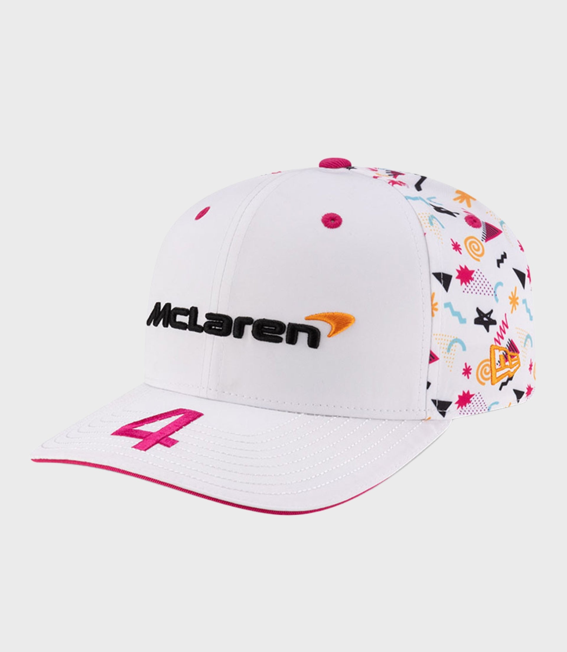 New Era x McLaren Lando Norris Miami 9Seventy Stretch Snap Cap - White