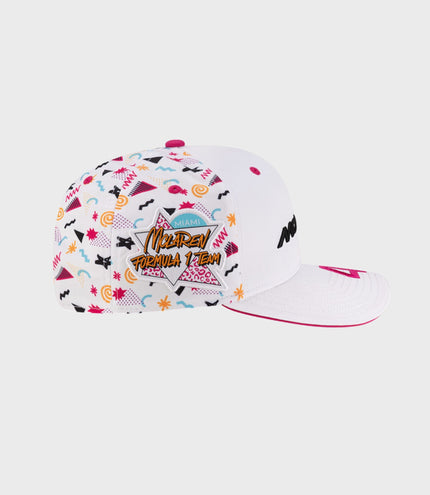 New Era x McLaren Lando Norris Miami 9Seventy Stretch Snap Cap - White