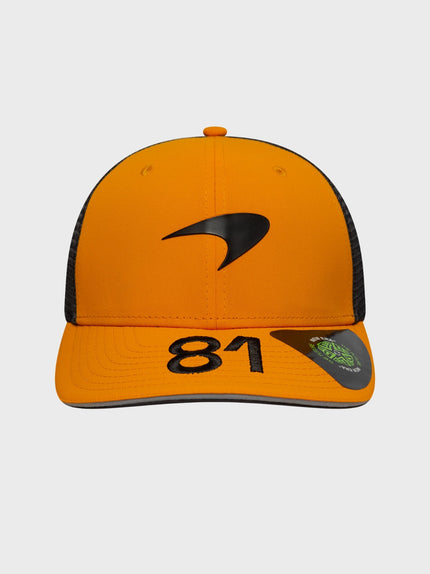 New Era x McLaren Formula 1 Team Oscar Piastri 9Seventy Stretch Snap Cap - Papaya