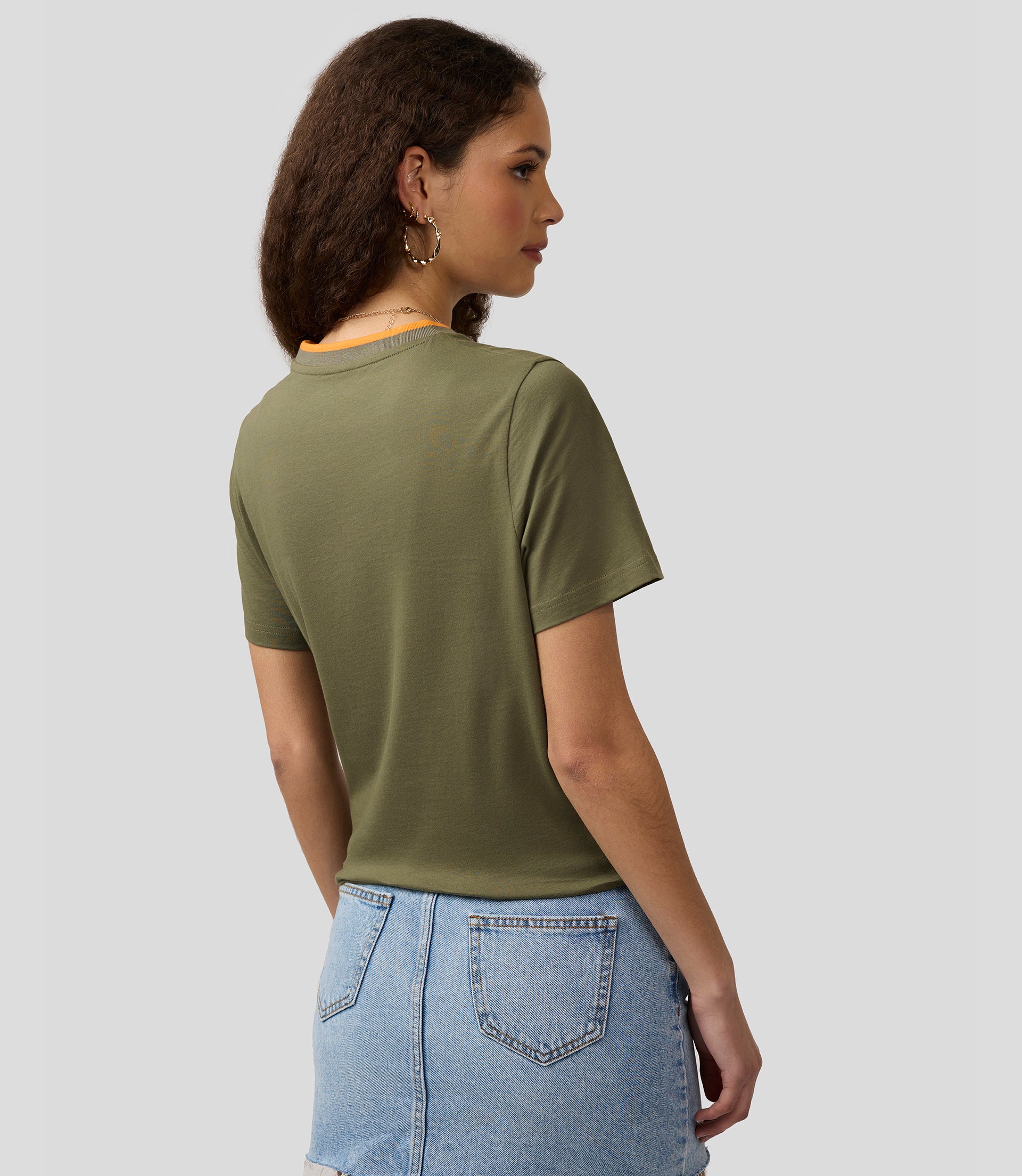 Womens Core Essentials T-Shirt - Deep Lichen Green