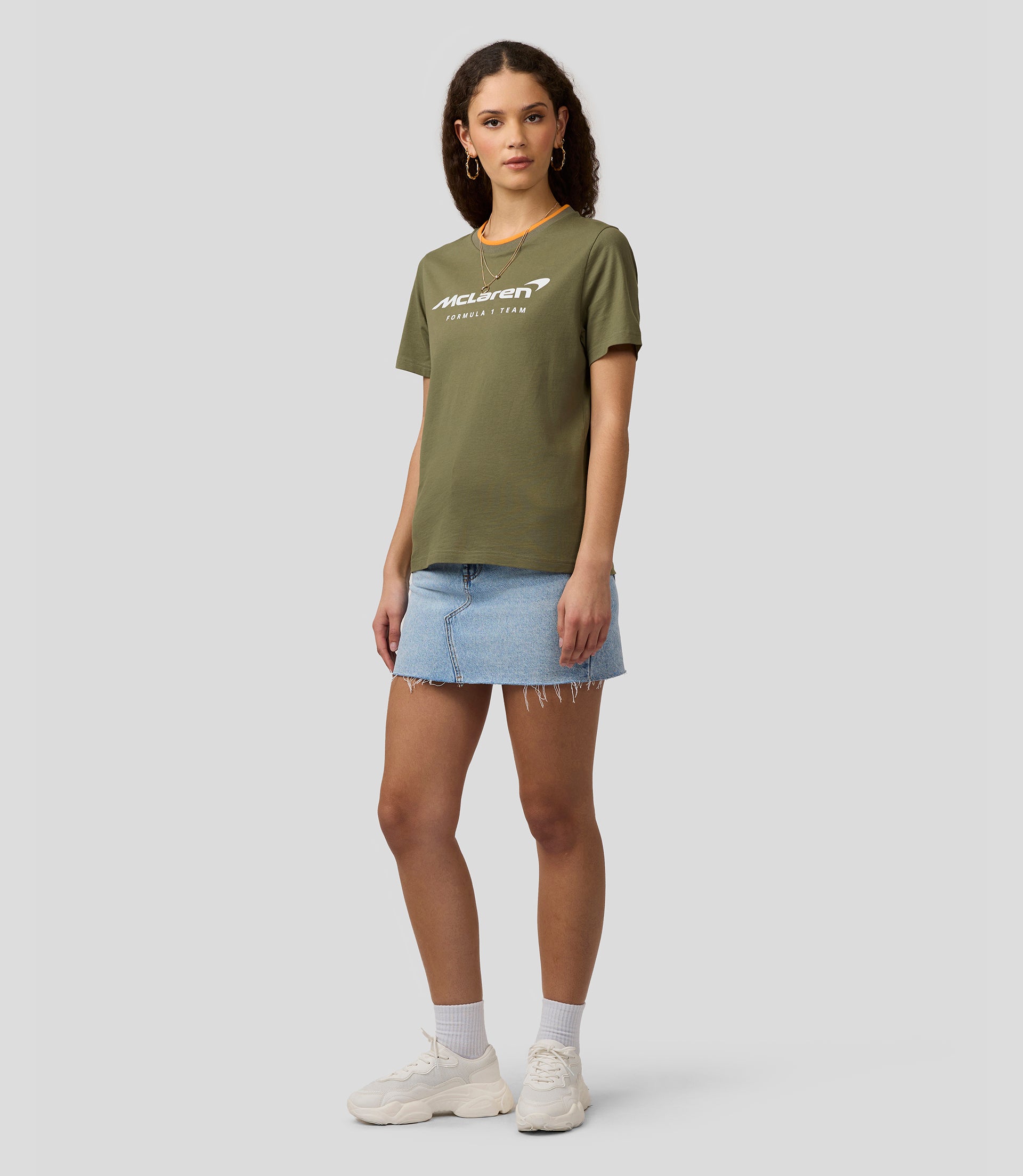 Womens Core Essentials T-Shirt - Deep Lichen Green