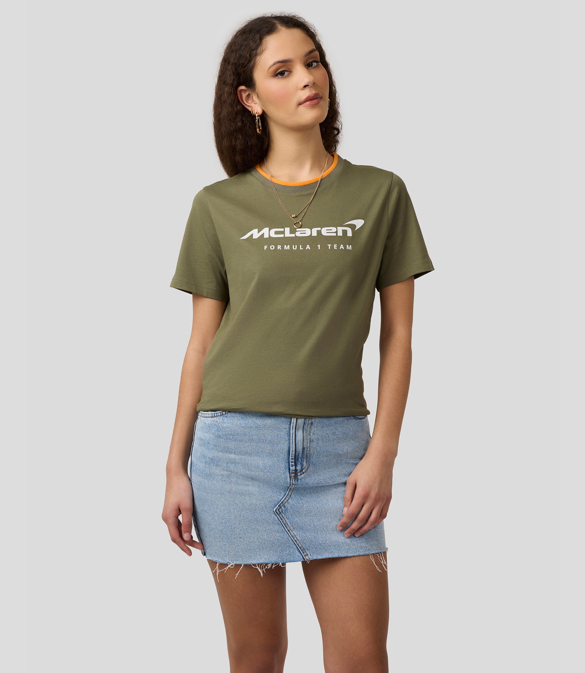 Womens Core Essentials T-Shirt - Deep Lichen Green