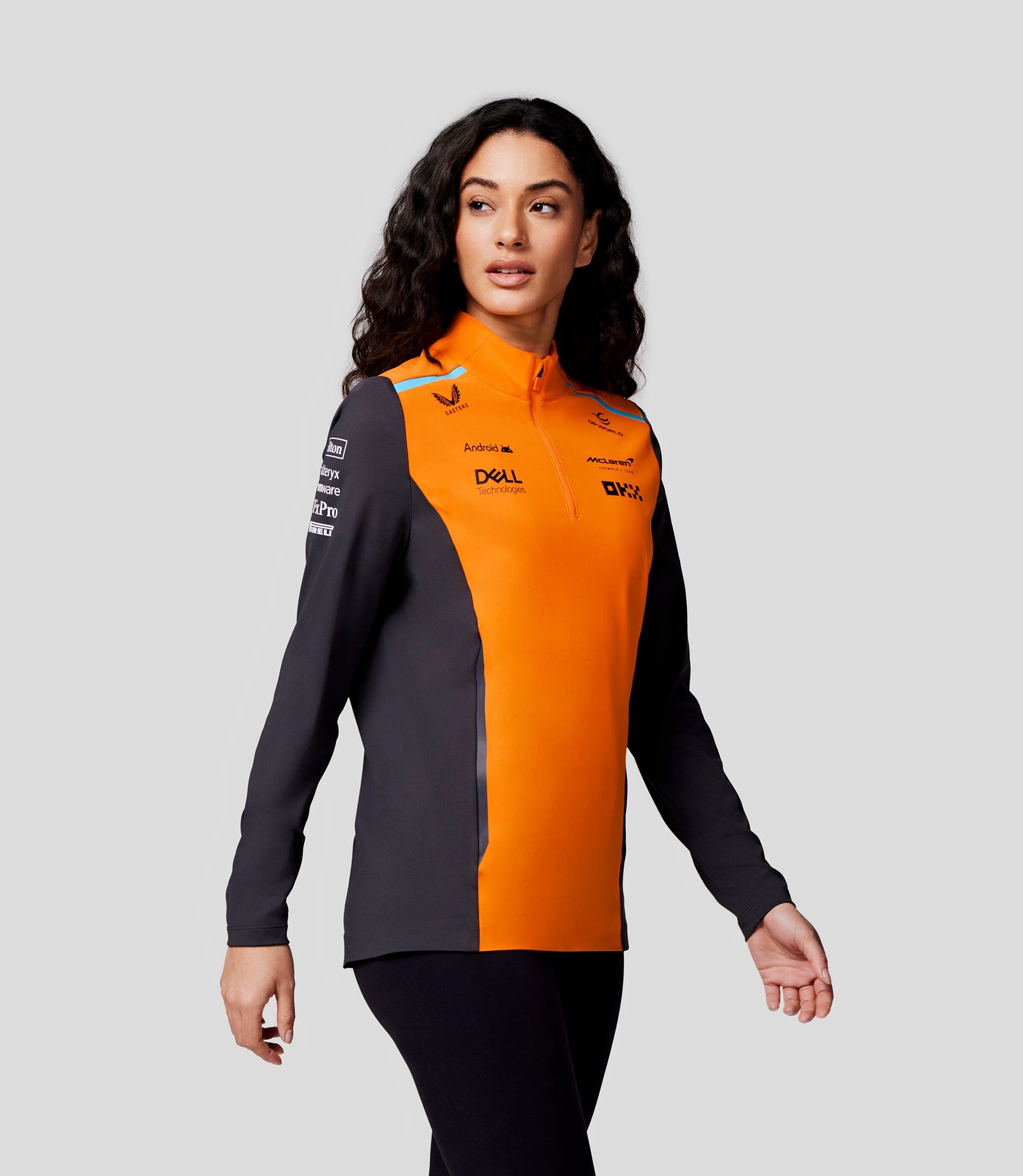 Womens Official Teamwear Quarter Zip Top Formula 1