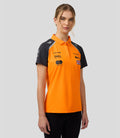 Official Womens McLaren Formula 1 Team Polo Shirt Lando Norris - Papaya/Phantom