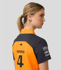 Official Womens McLaren Formula 1 Team Polo Shirt Lando Norris - Papaya/Phantom