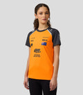 Official Womens McLaren Formula 1 Team Set Up T-Shirt Oscar Piastri- Papaya/Phantom