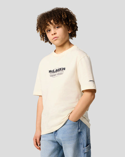 Junior World Tour Graphic T-Shirt - Egret