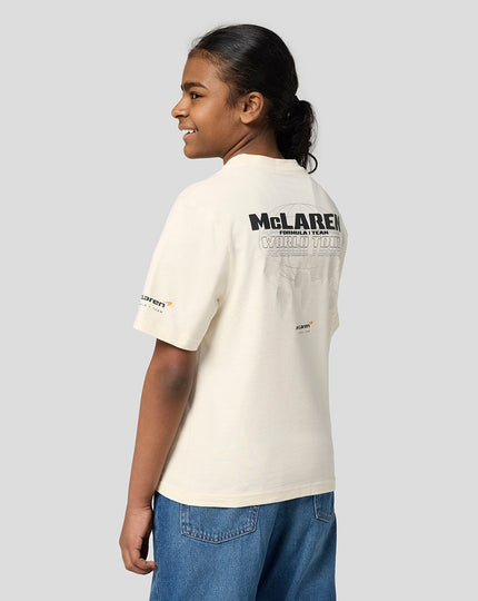 Junior World Tour Graphic T-Shirt - Egret