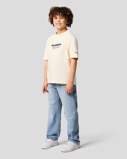 Junior World Tour Graphic T-Shirt - Egret