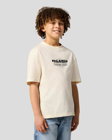 Junior World Tour Graphic T-Shirt - Egret
