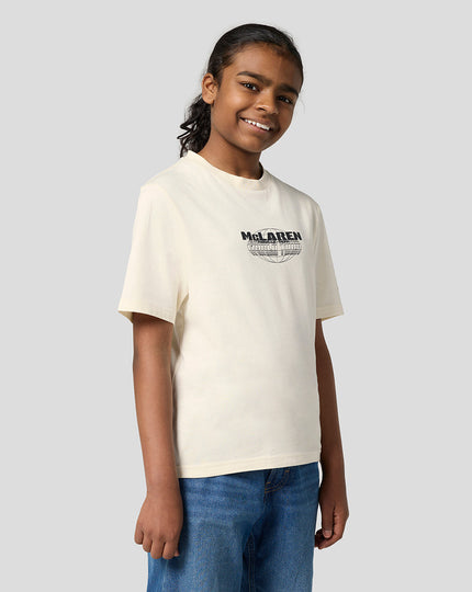 Junior World Tour Graphic T-Shirt - Egret