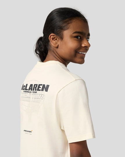 Junior World Tour Graphic T-Shirt - Egret