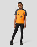 Official Junior McLaren Formula 1 Team Lando Norris Set Up T-Shirt - Papaya/Phantom