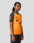 Official Junior McLaren Formula 1 Team Lando Norris Set Up T-Shirt - Papaya/Phantom