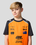 Official Junior McLaren Formula 1 Team Oacar Piastri Set Up T-Shirt - Papaya/Phantom