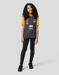 Official Junior McLaren Formula 1 Team Oscar Piastri Set Up T-Shirt - Phantom/Papaya