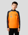 Official Junior McLaren Formula 1 Team Quarter Zip Top - Papaya/Phantom