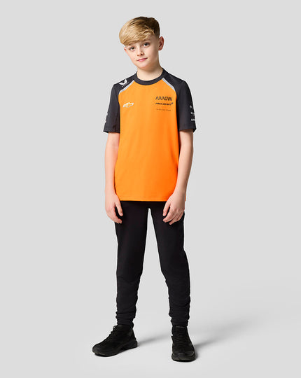 Official Junior Arrow McLaren IndyCar Team Set Up T-Shirt - Papaya/Phantom