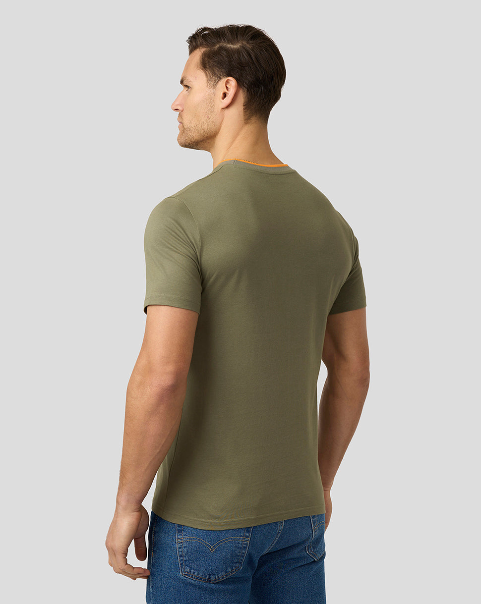 Mens Core Essentials T-Shirt - Deep Lichen Green