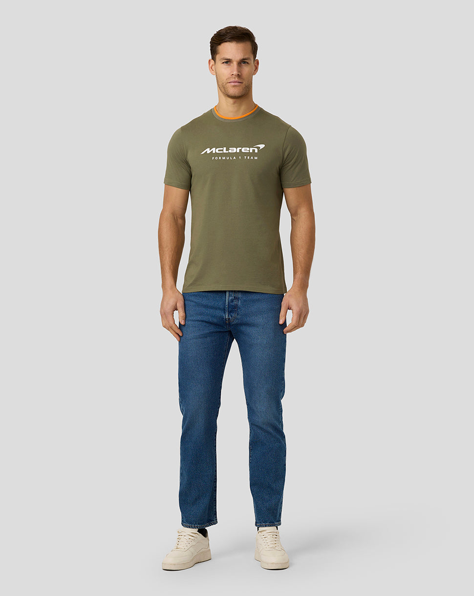 Mens Core Essentials T-Shirt - Deep Lichen Green